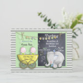 12x18-Scallope Einladung (Stehend Vorderseite)