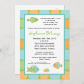 12x18 Sea Ocean Life Fish Babydusche Einladung (Vorne/Hinten)