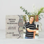 12x18 Senior Announcement Army OCP Camouflage Unif Ankündigung (Stehend Vorderseite)