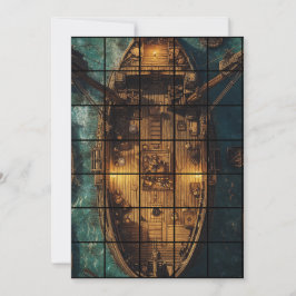 12x18 Ship Paper Gridmap Einladung