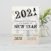 12x18 Silvester Einladung Sunset Stall Land (Stehend Vorderseite)