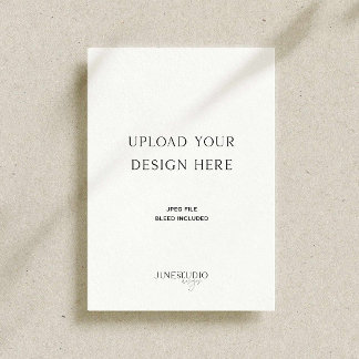 12x18" Single-Seitenkartendruck Menükarte