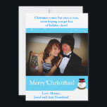 12x18 Snowy Snowman Einladung<br><div class="desc">Diese 12x18 Sized Christmas Party Einladung ist sowohl trendig als auch elegant. Es ist auf glattem,  lebendigem,  mattem,  110lb-Cover-Papier gedruckt. Enthält 50 % gerecycelt Inhalt. Ideal für Ihre feierlichsten Einladungen und Veranstaltungshinweise. Diese sind mit Standard-weißen Umschlägen versehen.</div>