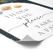 12x18 Space Vielen Dank, dass Sie unterschreiben | Poster (Ecke)