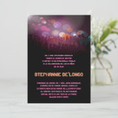 12x18 Spanish Band Quinceanera Birthday Einladung (Stehend Vorderseite)