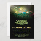 12x18 Spanish Band Quinceanera Birthday Einladung (Vorne/Hinten)