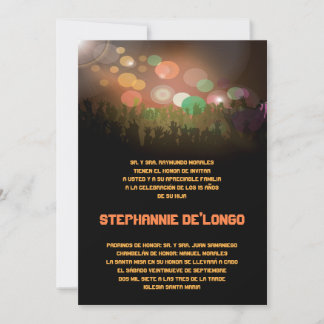12x18 Spanish Band Quinceanera Geburtstag Einladun Einladung