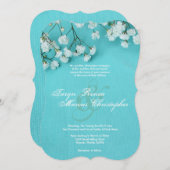 12x18 Spring Babys Atemberaubende Blume Einladung (Vorne/Hinten)