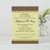 12x18 Spring Green Leaf Zen Birthday Einladung (Stehend Vorderseite)