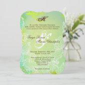 12x18 Spring Hibiskus Blume Hochzeit Einladung (Stehend Vorderseite)