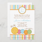 12x18 Spring Raupe Worm Baby Dusche Einladung (Vorne/Hinten)