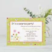 12x18 Spring Time Blume Geburtstagsparty Einladung (Stehend Vorderseite)