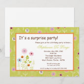 12x18 Spring Time Blume Geburtstagsparty Einladung (Vorne/Hinten)