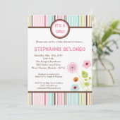 12x18 Spring Time Blume Kinderdusche Einladung (Stehend Vorderseite)