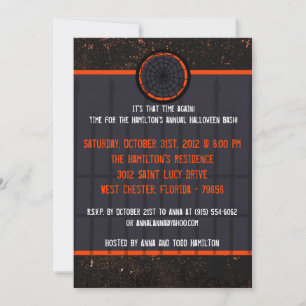 12x18 Spuk House Halloween-Party Einladung