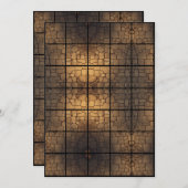 12x18 StoneFloor Paper Gridmap Einladung (Vorne/Hinten)