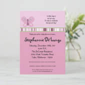 12x18 Sugar Plum Kinderdusche Einladung (Stehend Vorderseite)