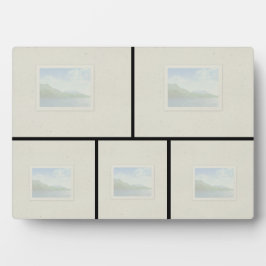 12x18 Tabletop Plaque - 5 Bilder Fotoplatte