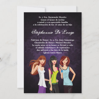 12x18 Teenager Teen Quinceanera Geburtstagseinladu Einladung