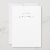 12x18 text Template wedeln einladen.classic 2 Einladung (Rückseite)