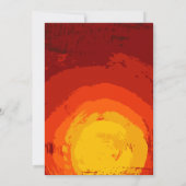 12x18 Tischnummer Card African Safari Giraffe Suns (Rückseite)