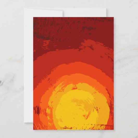 12x18 Tischnummer Card African Safari Giraffe Suns (Rückseite)