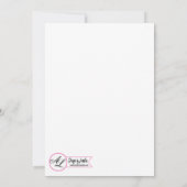 12x18 Tischnummer Card Sommer Land Hochzeit Rusti (Rückseite)