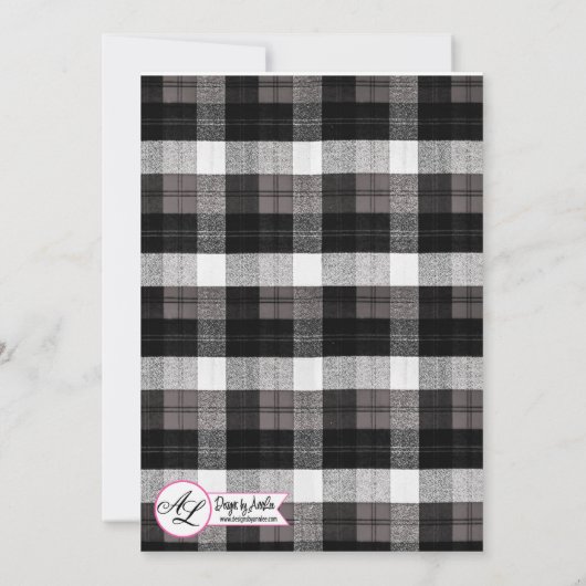 12x18 Tischnummer Card XMAS LKW Weihnachtsbüffel (Rückseite)