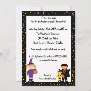 12x18 Trick oder Treaters Halloween-Party Einladun Einladung