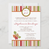 12x18 Tropical Hawaiian Flowe Babydusche Einladung (Vorderseite)