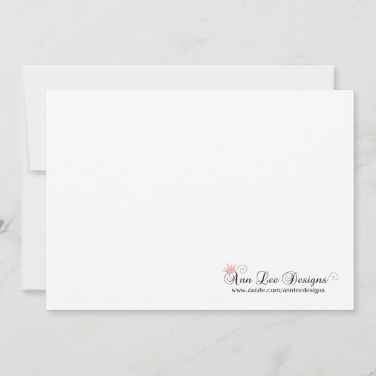 12x18 Tropical Hawaiian Flowe Babydusche Einladung (Rückseite)