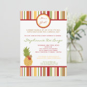 12x18 Tropische AnanasFruit Baby Dusche Einladung (Stehend Vorderseite)