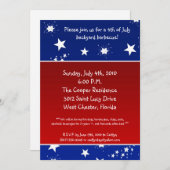 12x18 Vierte 4. Juli Party Barbecue Einladung (Vorne/Hinten)