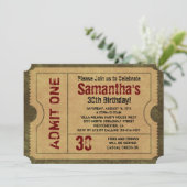 12x18 Vintag Gold Party Einladungen (Stehend Vorderseite)