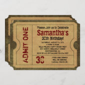 12x18 Vintag Gold Party Einladungen (Vorne/Hinten)