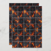 12x18 Volcanes Paper Gridmap Einladung (Vorne/Hinten)