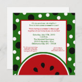 12x18 Watermelon Sommer-Picnic Barbecue Einladung (Vorne/Hinten)