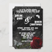 12x18 Wedding Einladung Jagd Adeline Zade Meado (Vorderseite)