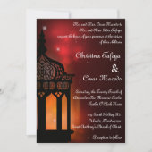 12x18 Wedding Einladung marokkanisch Laterne India (Vorderseite)