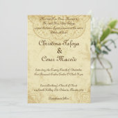 12x18 Wedding Einladung marokkanisches Indien Doyl (Stehend Vorderseite)