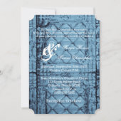 12x18 Wedding Einladung rustikale Zinndecke Co (Vorderseite)