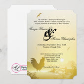 12x18 Wedding Einladung Sunny Morning Farm Land (Vorne/Hinten)