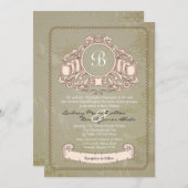 12x18 Wedding Einladung Vintag Vinyard (Vorne/Hinten)