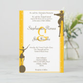 12x18 Wedding Einladung Whimsical Karneval Fest (Stehend Vorderseite)