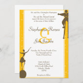 12x18 Wedding Einladung Whimsical Karneval Fest (Vorne/Hinten)