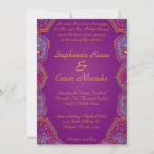 12x18 Wedding Invitation Lila Palace Indien Indien Einladung (Vorderseite)