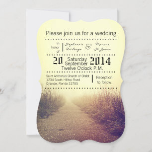 12x18 Wedding Invitation Sunrise Pathway Pat Einladung