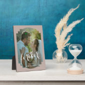 12x18 Wedding Memory Plaque mit Easel Stand Fotoplatte (Seite)