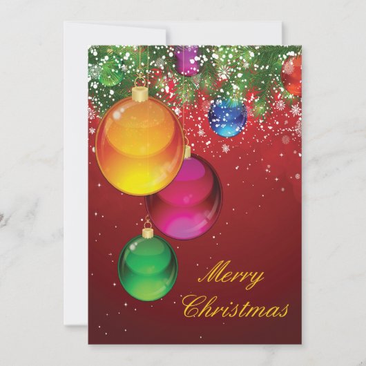 12x18 Weihnachtskarte Einladung (Vorderseite)
