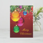 12x18 Weihnachtskarte Einladung (Stehend Vorderseite)